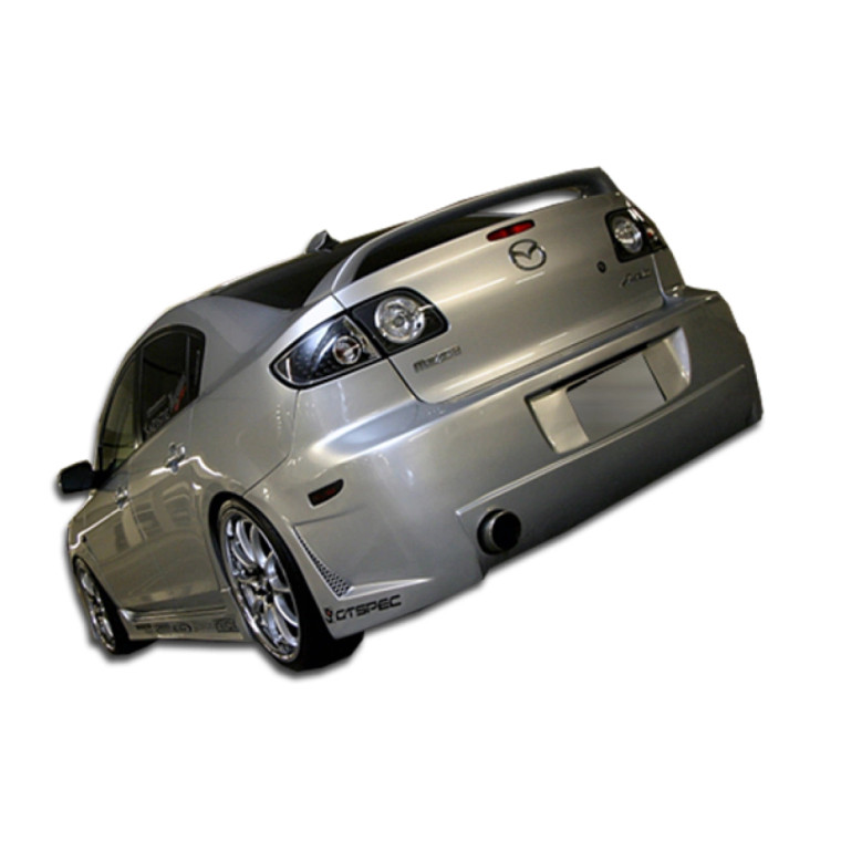 2004-2009 Mazda 3 4DR Duraflex B-2 Rear Bumper - 1 Piece - image 1