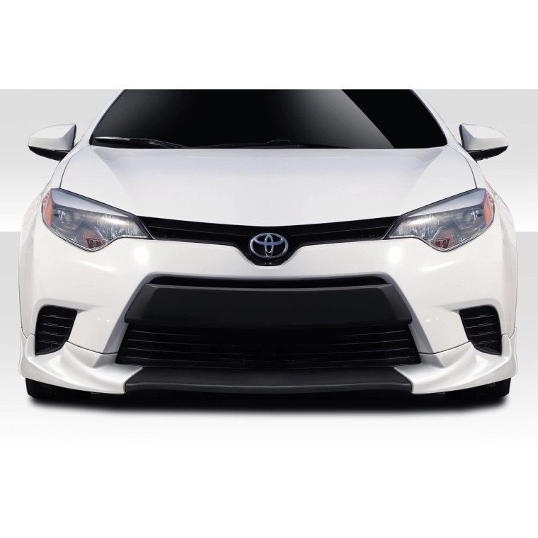 2014-2016 Toyota Corolla Zeta Front Lip Under Spoiler ( base model only ) - 3 Piece - image 1