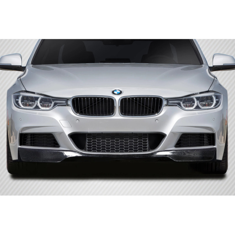 2012-2018 BMW 3 Series F30 M Sport Carbon AF-1 Front Add On Lip Under Spoiler ( CFP ) - 1 Piece (S) - image 1