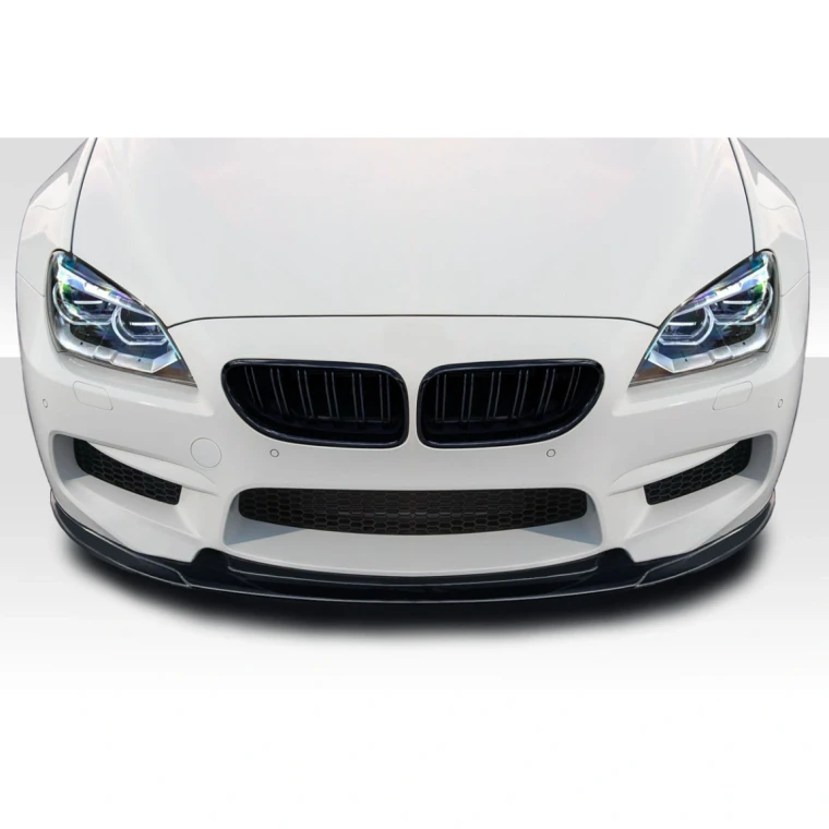 2011-2019 BMW M6 F06 F12 F13 Carbon AF-1 Front Add On Lip Under Spoiler ( CFP ) - 1 Piece - image 1