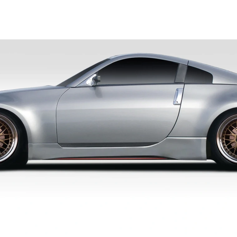 2003-2008 Nissan 350Z Z33 N4 Side Skirts Rocker Panels - 2 Piece - image 1