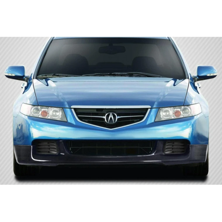 2004-2005 Acura TSX J-Spec Carbon Fiber Front Lip - image 1