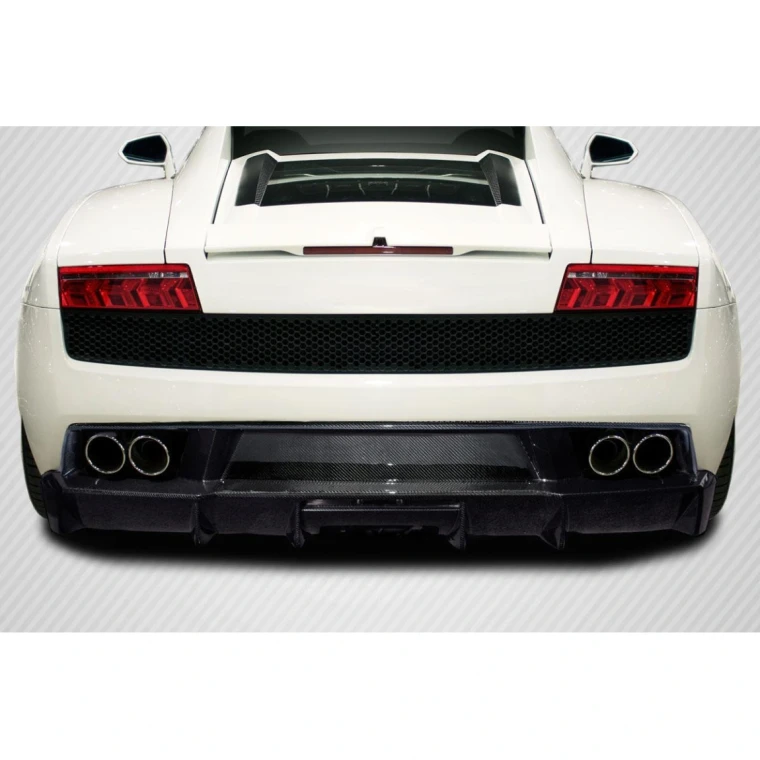 2009-2013 Lamborghini Gallardo LP570 Look Carbon Fiber Rear Lip - image 1
