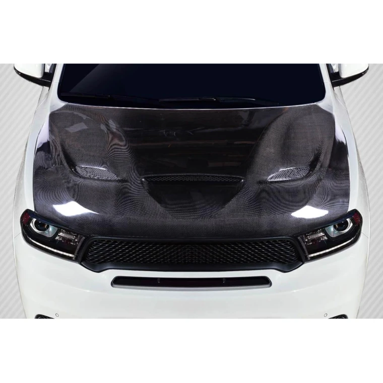 2011-2026 Dodge Durango SRT Hellcat Look Carbon Fiber Hood - image 1
