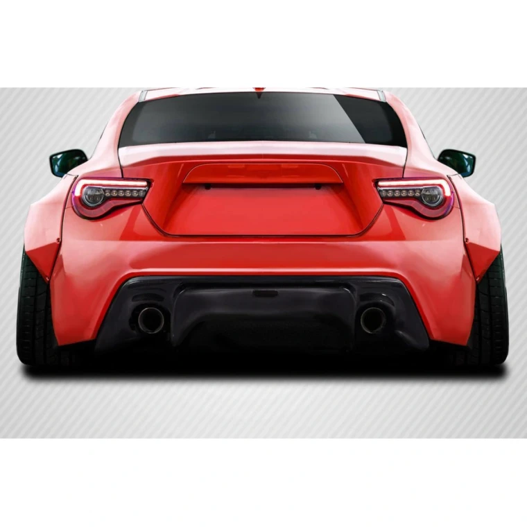 2013-2020 Scion FRS GT500 V3 Carbon Fiber Rear Lip - image 1