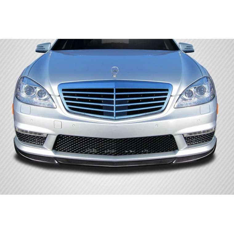 2010-2013 Mercedes S Class L Sport Carbon Fiber Front Lip - image 1