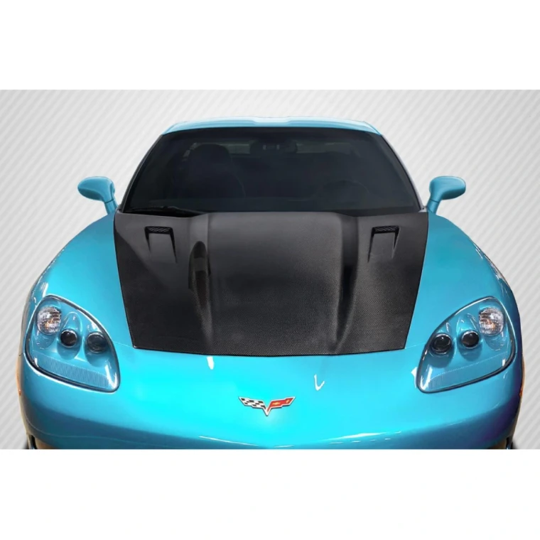 2005-2013 Chevrolet Corvette RKSV Carbon Fiber Hood - image 1