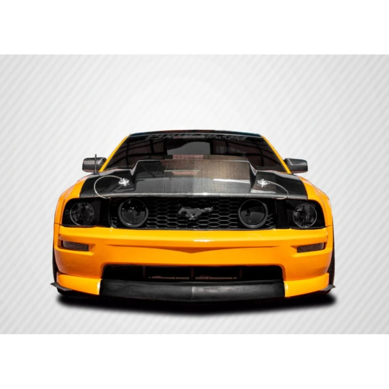 2005-2009 Ford Mustang 2.5 Inch Cowl Hood - 1 Piece - image 1