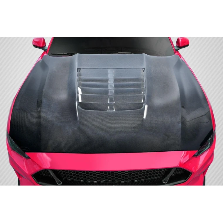 2018-2023 Ford Mustang GT500 V2 Carbon Fiber Hood - image 1