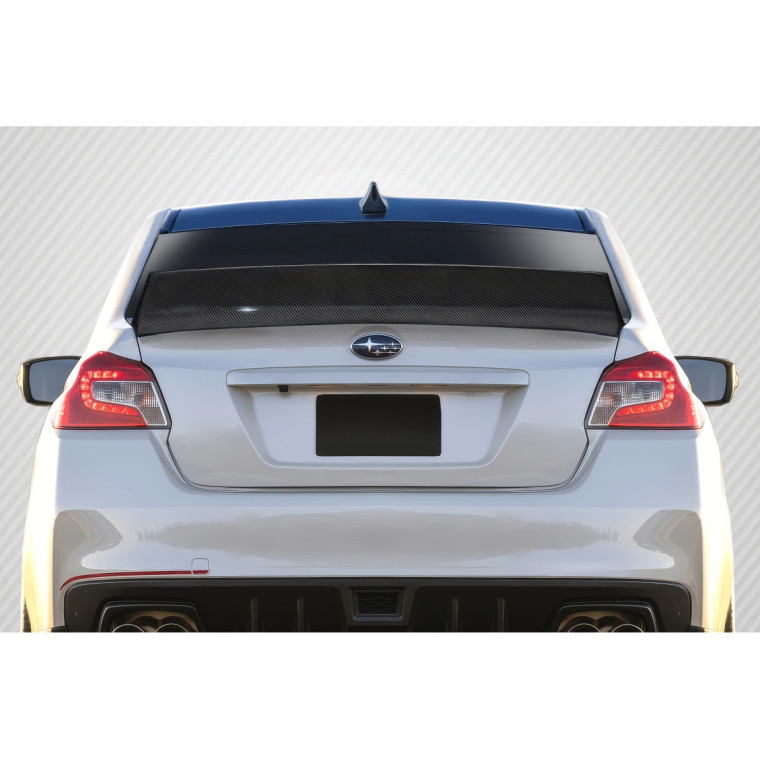 2015-2021 Subaru WRX Carbon Creations Duckbill Rear Wing Spoiler - 1 Piece - image 1