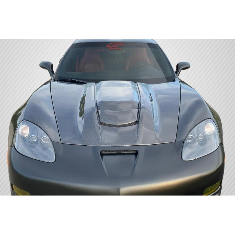 2005-2013 Chevrolet Corvette ZR1 V2 Carbon Fiber Hood - image 1