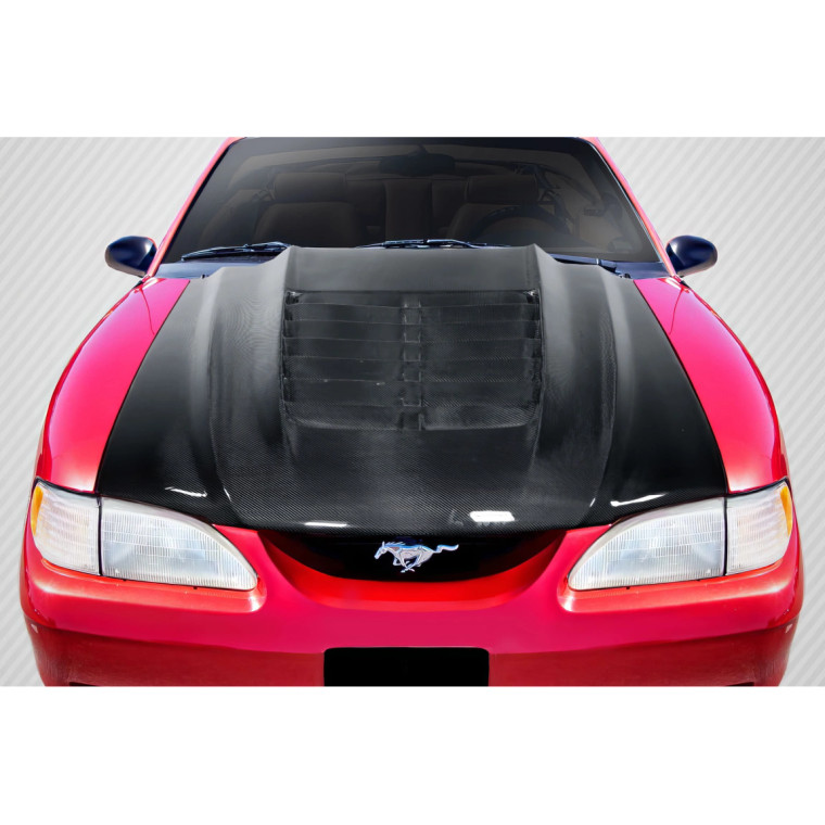1994-1998 Ford Mustang GT500 V2 Hood - 1 Piece - image 1
