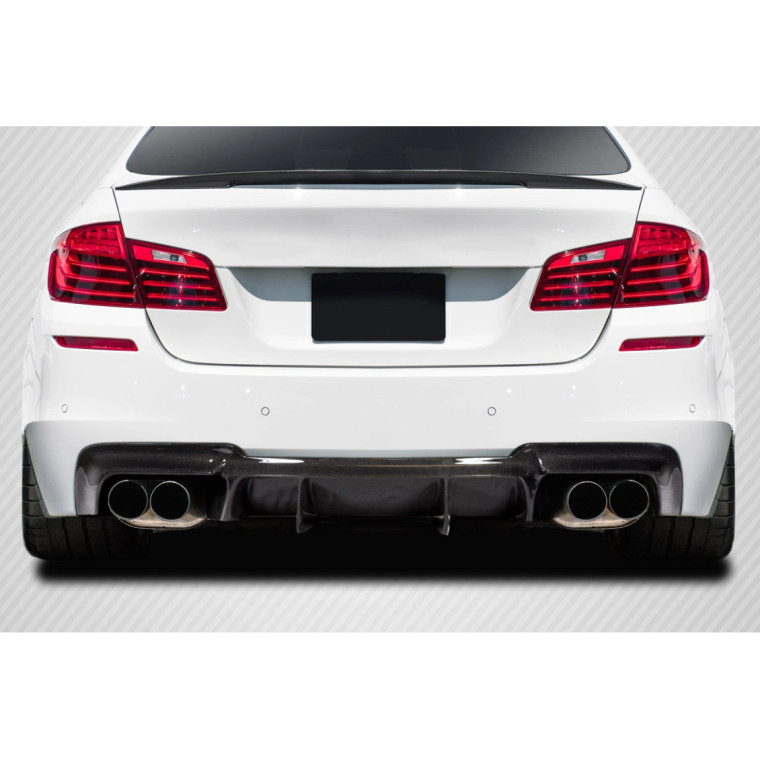 2011-2016 BMW M5 F10 Carbon AF-1 Rear Diffuser ( CFP ) - 1 Piece - image 1