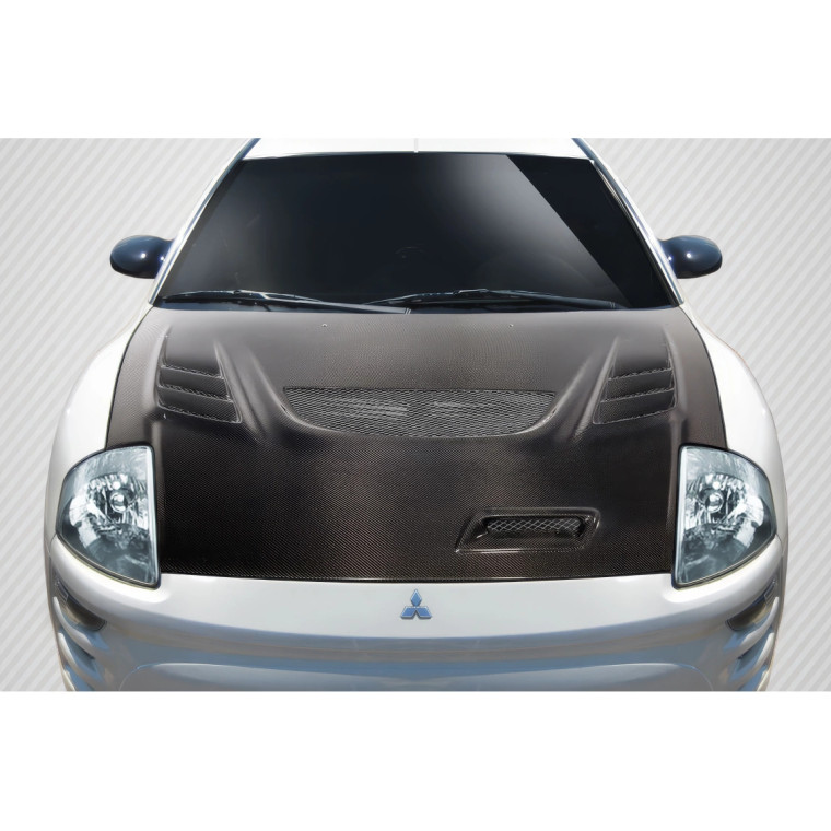2000-2005 Mitsubishi Eclipse Carbon Creations Evo GT Hood - 1 Piece - image 1