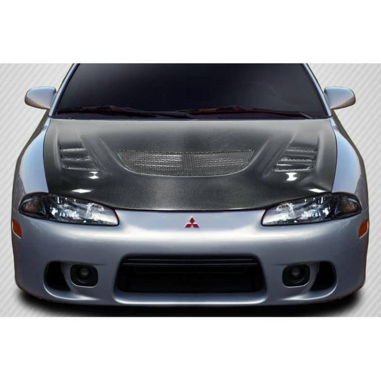 1995-1999 Mitsubishi Eclipse Evo GT Carbon Fiber Hood - image 1