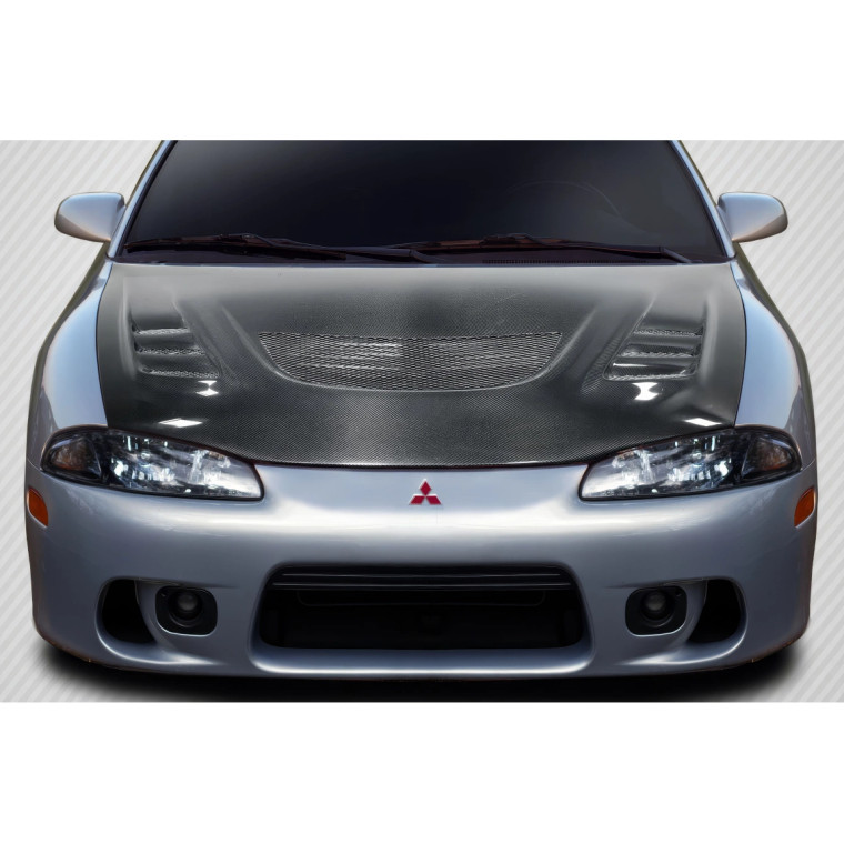 1995-1999 Mitsubishi Eclipse Eagle Talon Evo GT Hood - 1 Piece - image 1