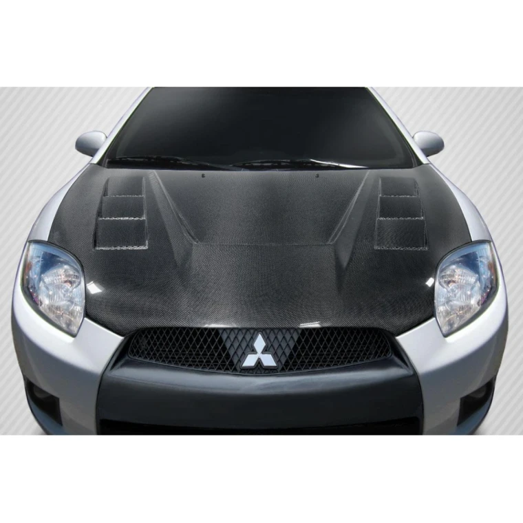 2006-2012 Mitsubishi Eclipse Magneto Carbon Fiber Hood - image 1