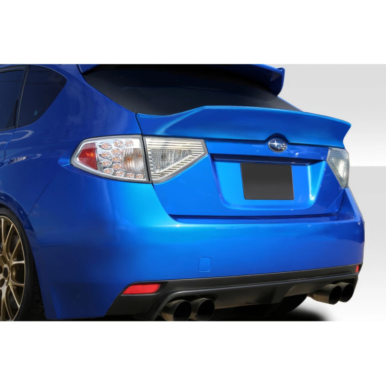 2008-2011 Subaru Impreza HB 2008-2014 WRX STI HB MSR Rear Middle Wing Spoiler - 1 Piece - image 1
