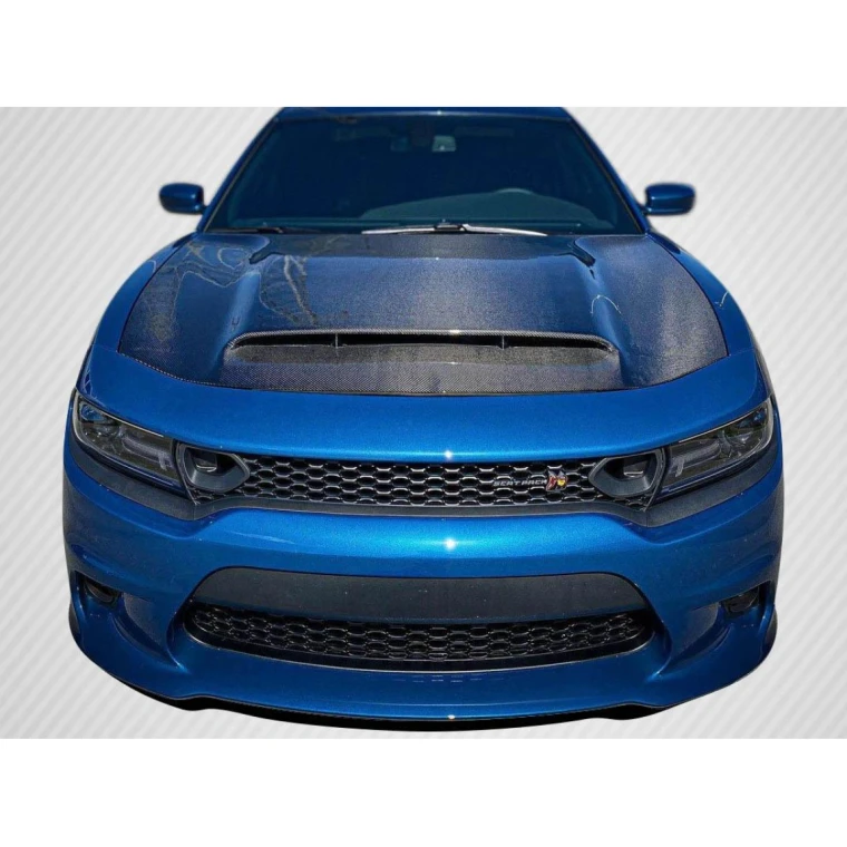 2015-2023 Dodge Charger Demon Look Carbon Fiber Hood - image 1