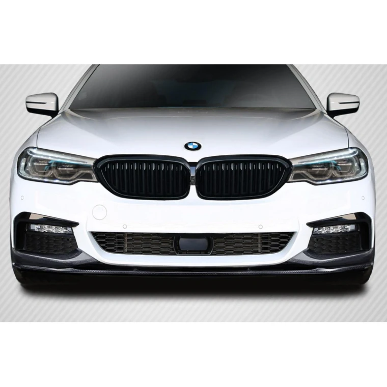 2017-2022 BMW 5 Series M Tech Carbon Fiber Front Lip - image 1
