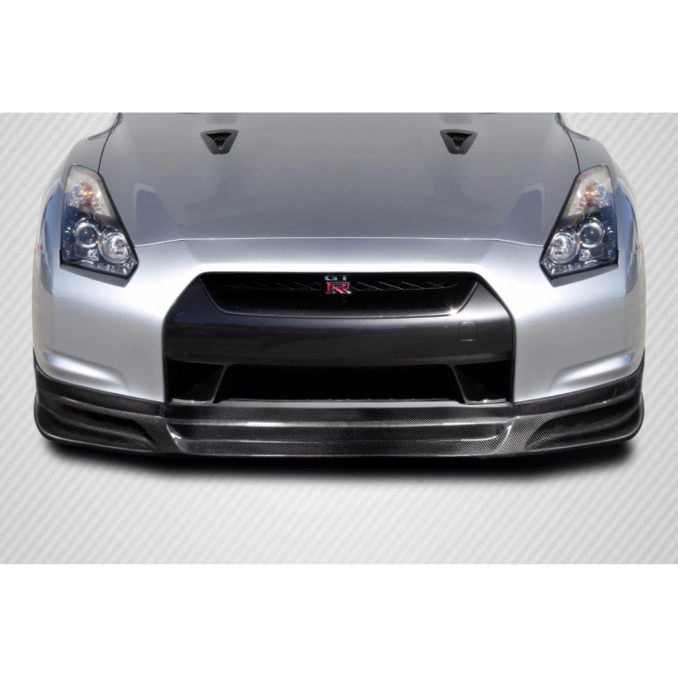 2009-2011 Nissan GT-R R35 Carbon Creations C1 Front Lip Under Spoiler Air Dam - 1 Piece - image 1