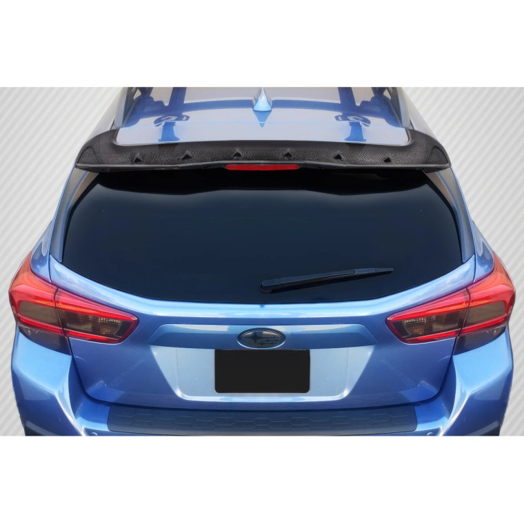 2018-2023 Subaru Crosstrek Carbon Creations STI Look Rear Wing Spoiler - 1 Piece - image 1