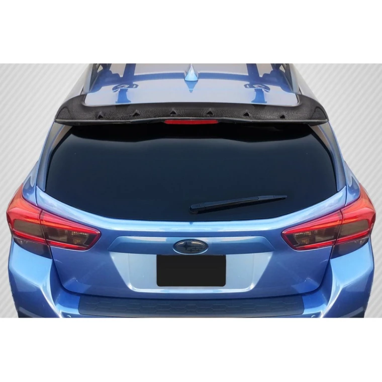 2018-2023 Subaru Crosstrek STI Look Carbon Fiber Rear Wing - image 1