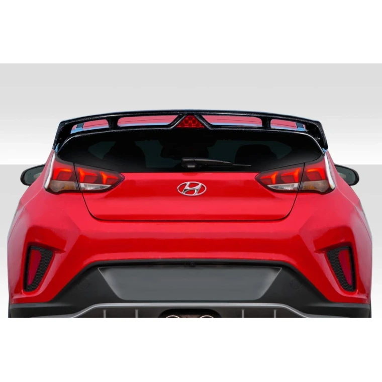 2019-2023 Hyundai Veloster N Look Carbon Fiber Rear Wing - image 1