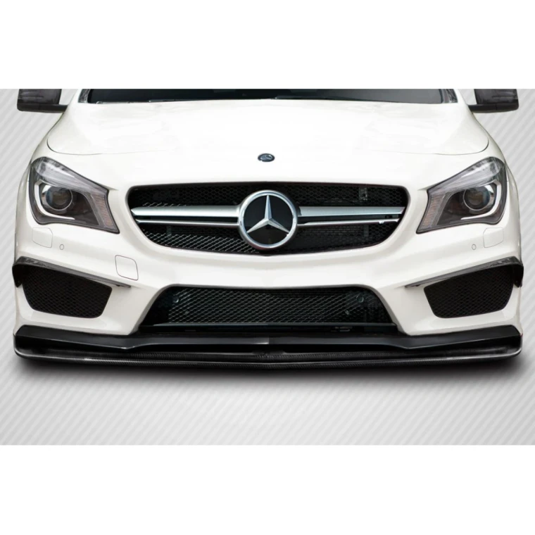 2014-2015 Mercedes CLA R Spec Carbon Fiber Front Lip - image 1