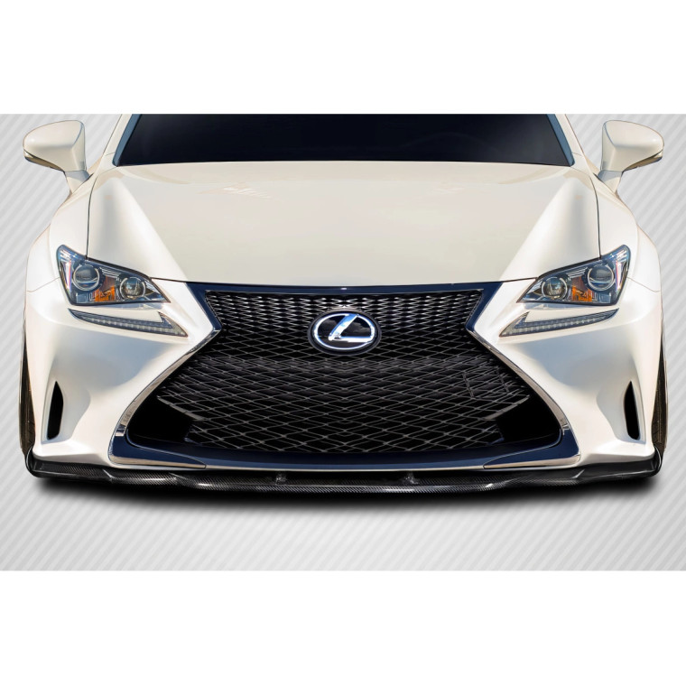 2014-2018 Lexus RC Series RC200T RC350 AG Design Front Lip Spoiler - 1 Piece ( F Sport model only ) - image 1