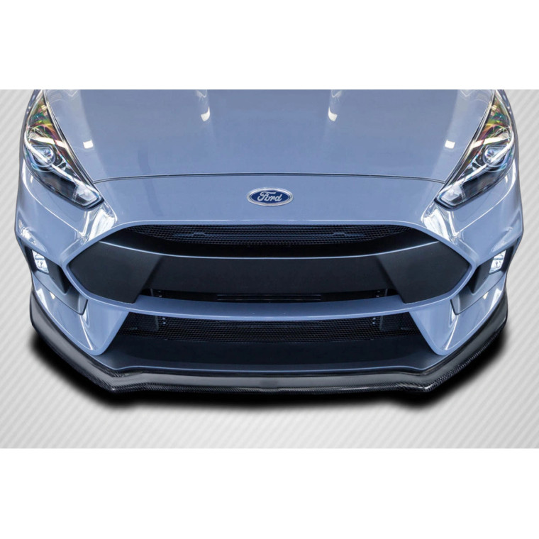 2016-2018 Ford Focus RS Max Front Lip Under Spoiler -1 Piece - image 1
