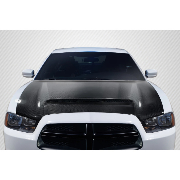 2011-2014 Dodge Charger Demon Look Hood - 1 Piece - image 1