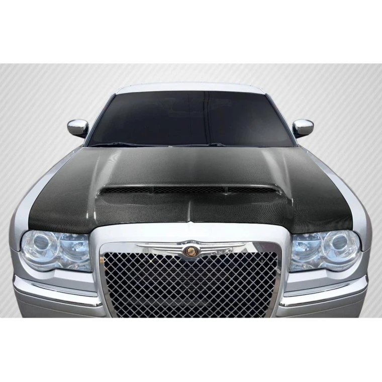 2005-2010 Chrysler 300 Demon Look Carbon Fiber Hood - image 1