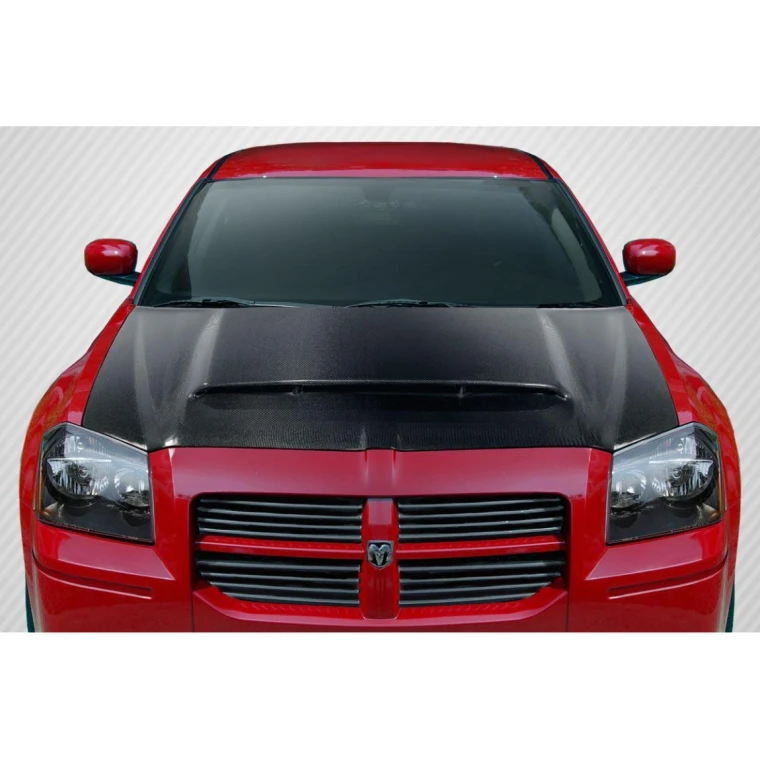 2005-2007 Dodge Magnum Demon Look Carbon Fiber Hood - image 1
