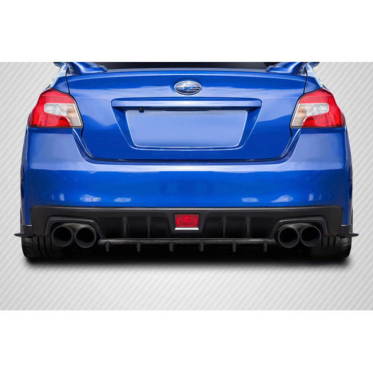 2015-2021 Subaru WRX STI C Speed Style Rear Diffuser - 1 Piece - image 1