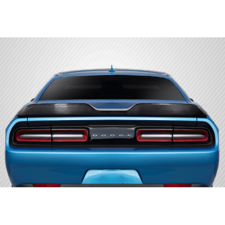 2008-2023 Dodge Challenger Carbon Creations Demon Look Rear Wing Spoiler - 1 Piece - image 1