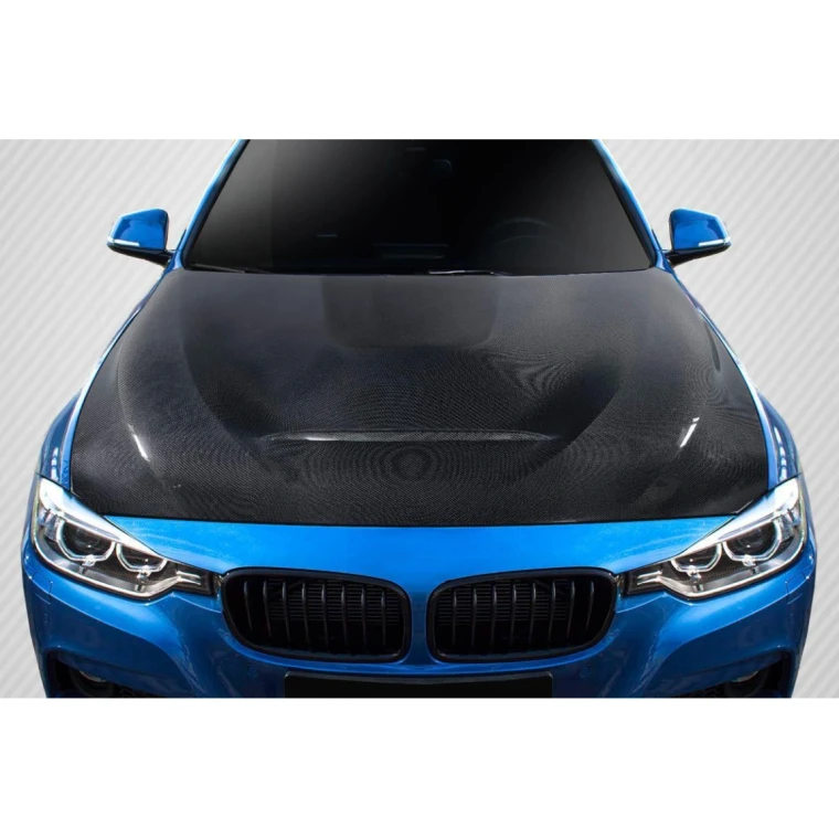 2012-2018 BMW 3 Series GTS Look Carbon Fiber Hood - image 1