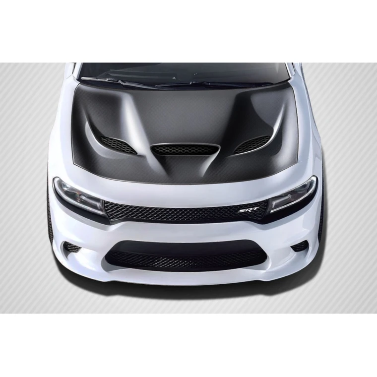 2015-2023 Dodge Charger Dritech Hellcat Look Hood - 1 Piece - image 1