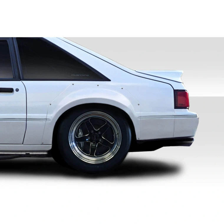 1979-1993 Ford Mustang C Tech 2" Wide Body Rear Fender Flares - 2 Piece - image 1