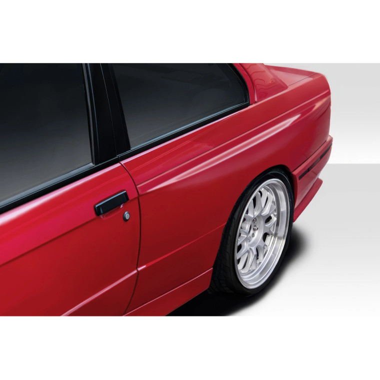 1984-1991 BMW 3 Series E30 2DR Duraflex M3 Look Wide Body Rear Fenders - 2 Piece - image 1
