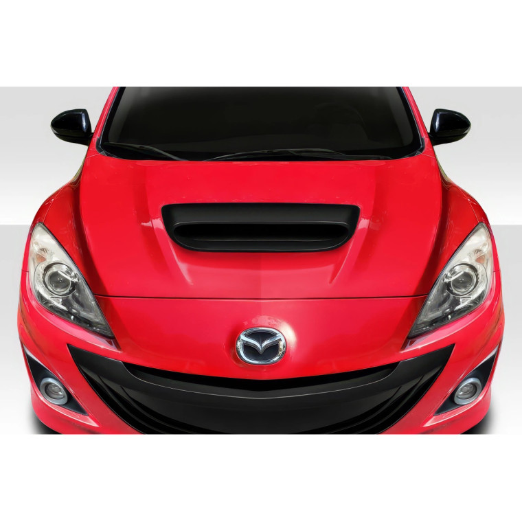 2010-2013 Mazda MazdaSpeed 3 Duraflex Ram Air Hood Scoop - 1 Piece - image 1