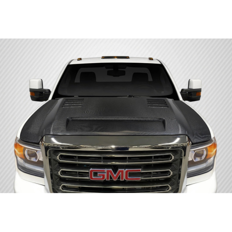 2015-2019 GMC Sierra 2500 3500 Heavy Duty Carbon Creations RKS Hood - 1 Piece - image 1