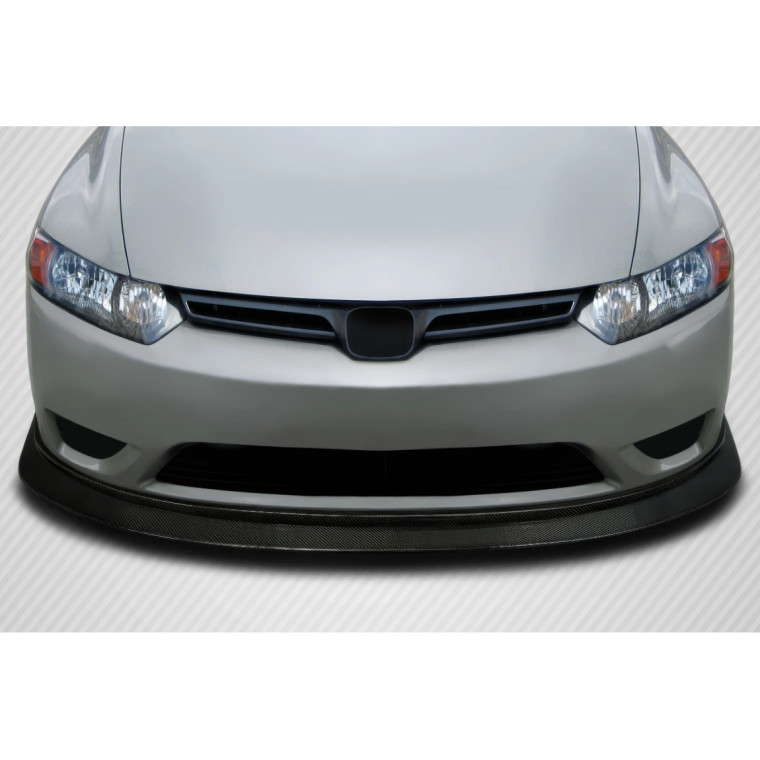 2006-2008 Honda Civic 2DR MDF Front Lip Under Spoiler - 1 Piece - image 1