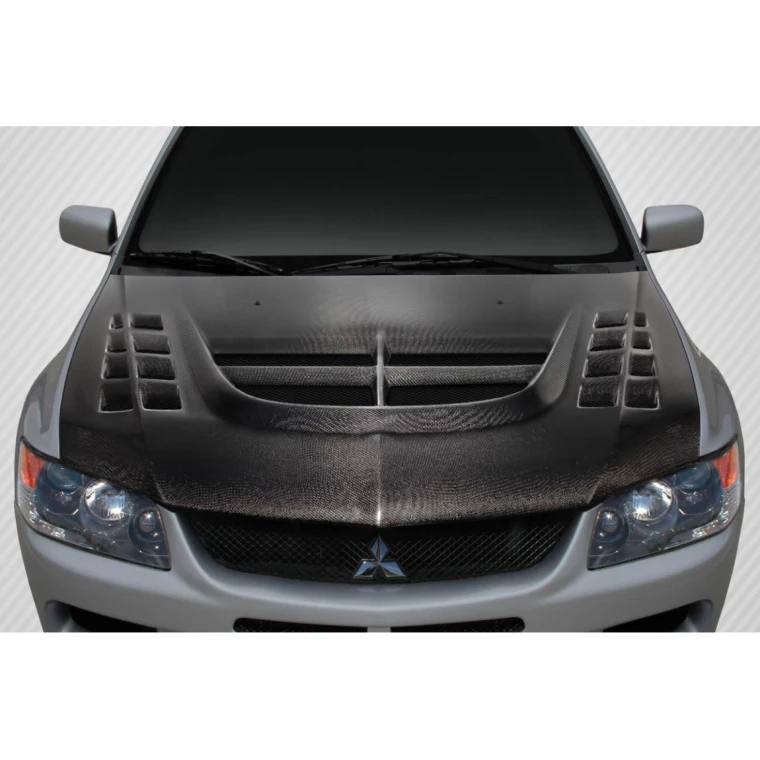 2003-2006 Mitsubishi Evolution VT-X Carbon Fiber Hood - image 1