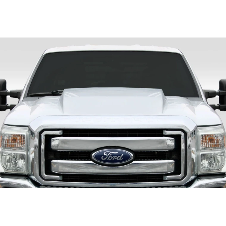 2011-2016 Ford Super Duty F250 F350 F450 3" Cowl Hood - 1 Piece - image 1