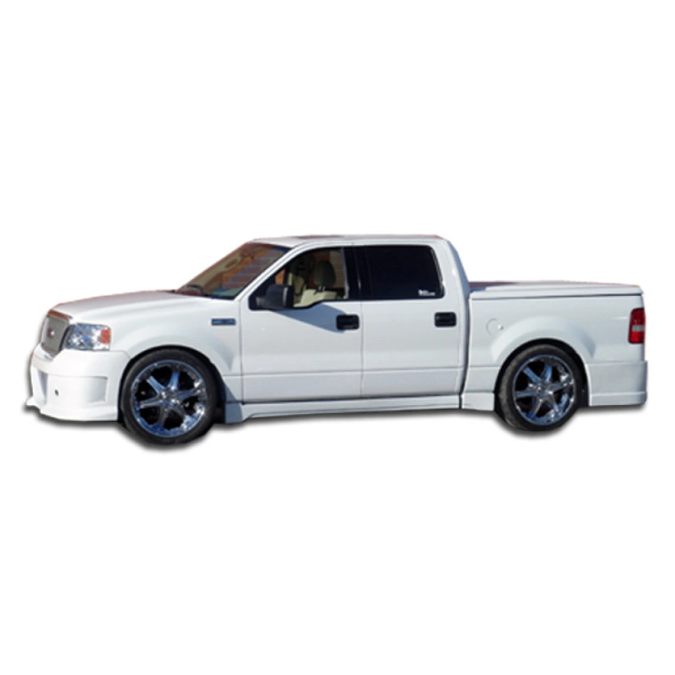 2004-2008 Ford F-150 4DR Platinum Side Skirts Rocker Panels - 4 Piece - image 1