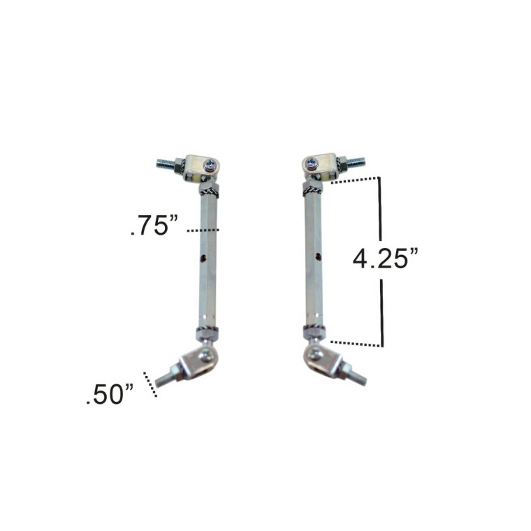 Universal Splitter Rods 100mm - 2 Piece (S) - image 1