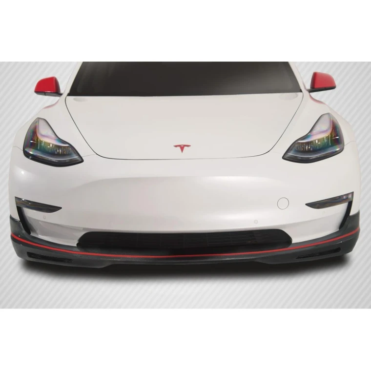 2017-2023 Tesla Model 3 GT Concept Carbon Fiber Front Lip - image 1