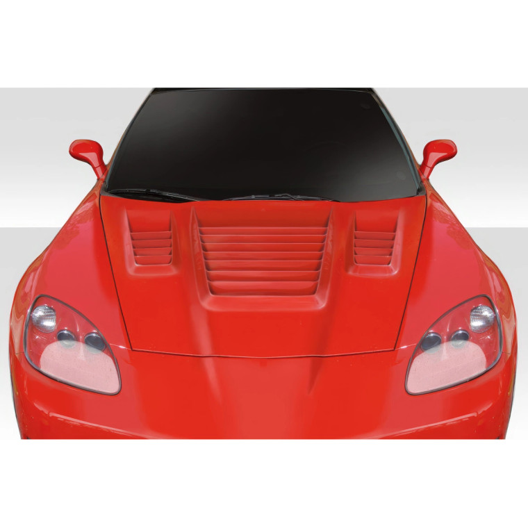 2005-2013 Chevrolet Corvette C6 World Challenge Look Hood - 1 Piece - image 1