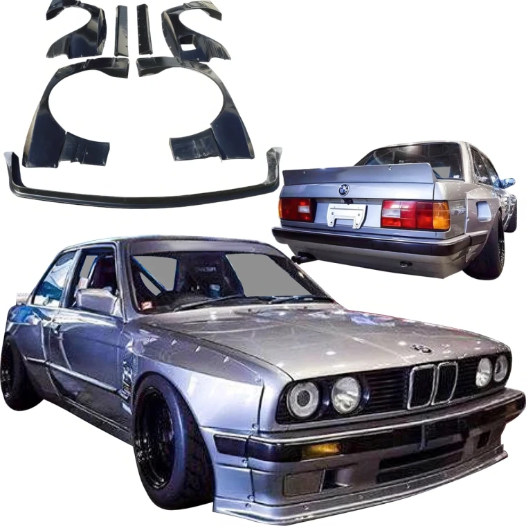 FRP TKYO Wide Body Kit 9pc > BMW 318i 1984-1992> 2dr Coupe - image 1